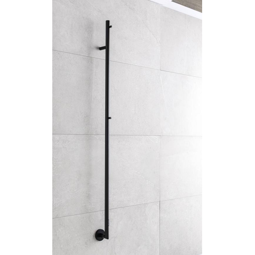P.M.H. OL1B - Elektrický sušák na ručníky OLE 24W/230V 170 cm IP44 černá