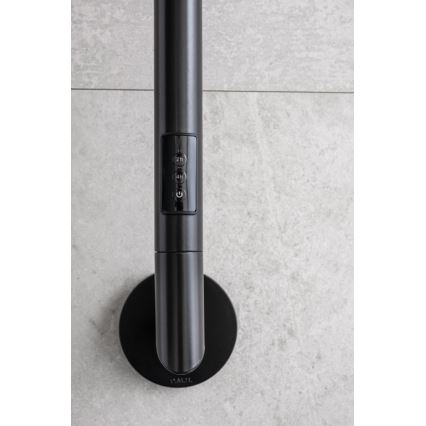 P.M.H. OL1B - Elektrický sušák na ručníky OLE 24W/230V 170 cm IP44 černá