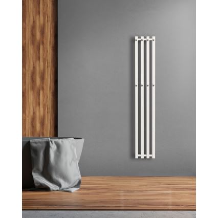 P.M.H. P2W/4 - Koupelnový žebříkový radiátor PLUTO 406W 150 cm bílá