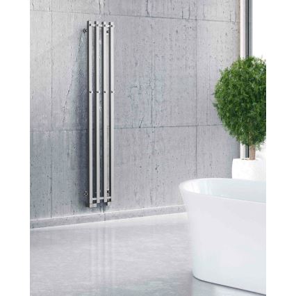 P.M.H. PX2C/4 - Koupelnový žebříkový radiátor PLUTO X 350W 150 cm lesklý chrom