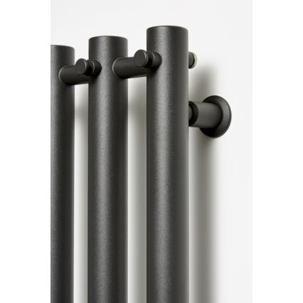 P.M.H. R2B - Koupelnový žebříkový radiátor ROSENDAL 350W 150 cm černá