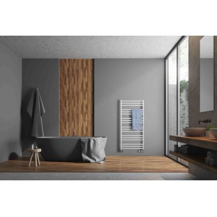 P.M.H. SN4W - Koupelnový žebříkový radiátor SORANO 470W 121 cm bílá