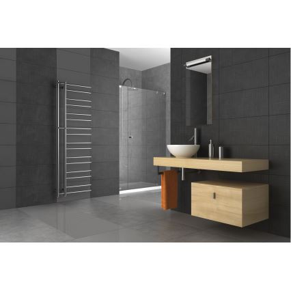P.M.H. T2C - Koupelnový žebříkový radiátor THEIA 352W 154 cm pravá/lesklý chrom