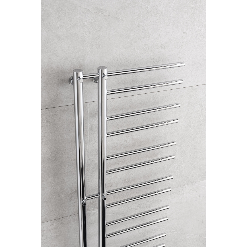 P.M.H. T2C - Koupelnový žebříkový radiátor THEIA 352W 154 cm pravá/lesklý chrom