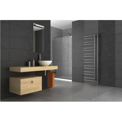 P.M.H. T2C-L - Koupelnový žebříkový radiátor THEIA 352W 154 cm levá/lesklý chrom