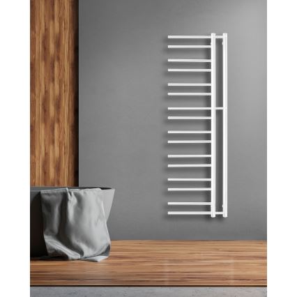 P.M.H. T2W-L - Koupelnový žebříkový radiátor THEIA 352W 154 cm levá/bílá