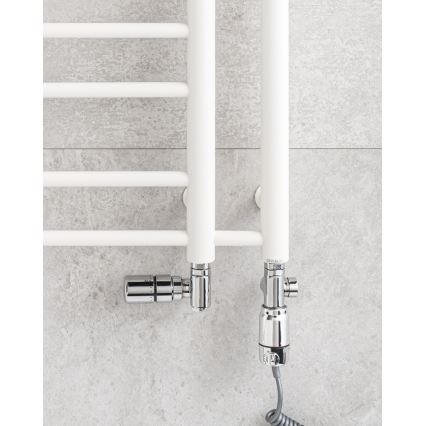 P.M.H. T2W-L - Koupelnový žebříkový radiátor THEIA 352W 154 cm levá/bílá