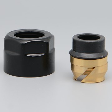 P.M.H. ZZM1524 - Svěrné šroubení pro ventil UNIKO/TERM/DUO černá/měď 15 mm