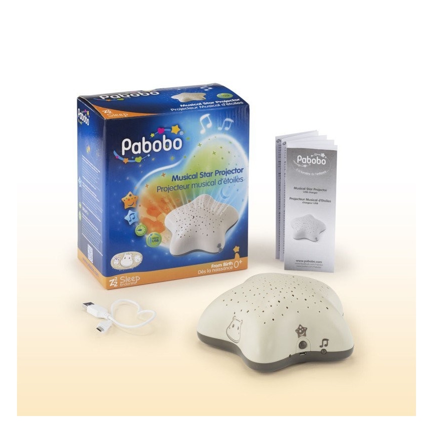 PABOBO - Magický projektor micro USB s melodií