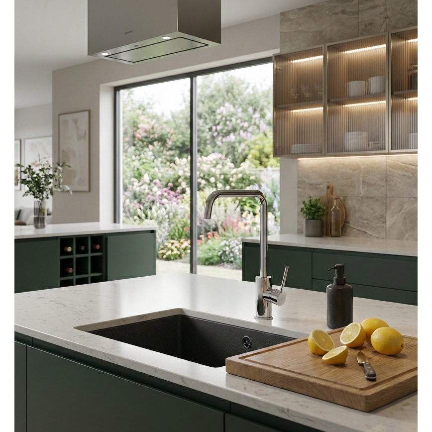 Paffoni - Dřezová baterie LIGHT 32,6 cm lesklý chrom