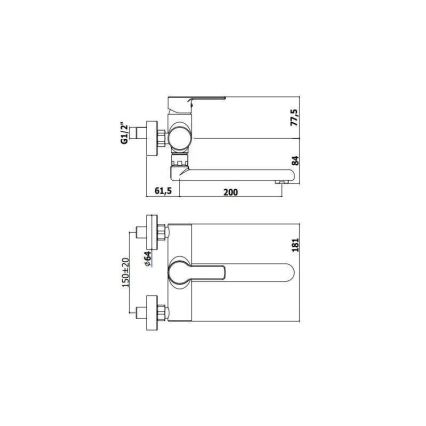 Paffoni - Dřezová baterie RED lesklý chrom