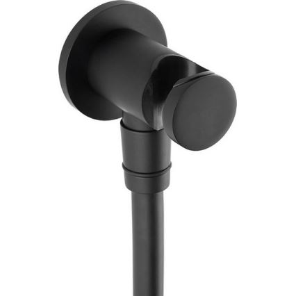 Paffoni - Podomítková sprcha ROUND černá