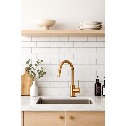 Paffoni - Umyvadlová baterie LIGHT zlatá