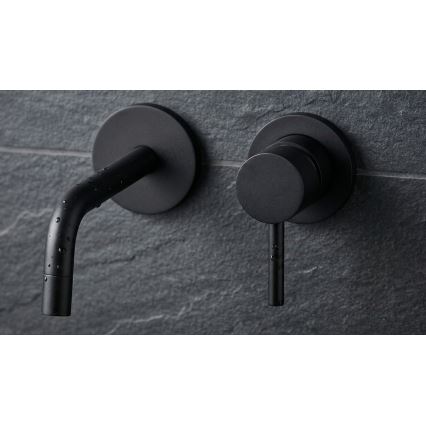 Paffoni - Umyvadlová baterie pro podomítkovou instalaci LIGHT černá