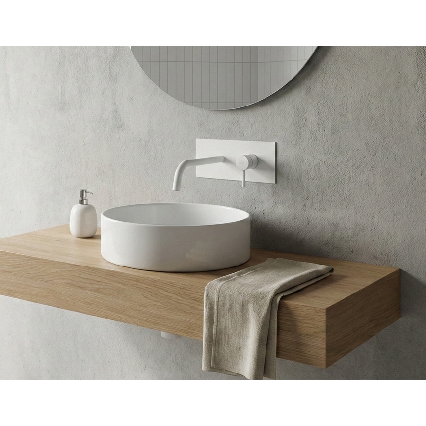 Paffoni - Umyvadlová baterie pro podomítkovou instalaci LIGHT matná bílá