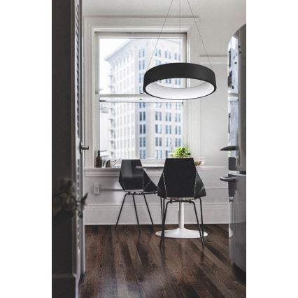 LED Lustr na lanku KAJI LED/42W/230V
