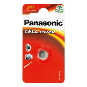 Panasonic - 1 ks Alkalická knoflíková baterie LR44 1,5V 120 mAh