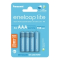 Panasonic - 4 ks Nabijecí baterie AAA Eneloop Lite 550 mAh