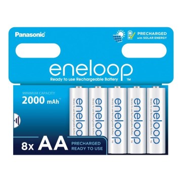 Panasonic - 8 ks Nabijecí baterie AA Eneloop 2000 mAh