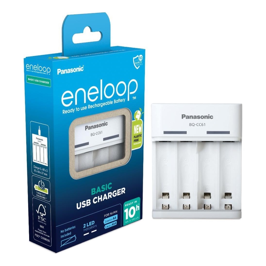 Panasonic - Nabíječka baterií Eneloop 4xAA/AAA 5V