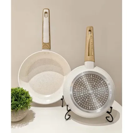 Pánev BIANCO 20 cm krémová/hnědá