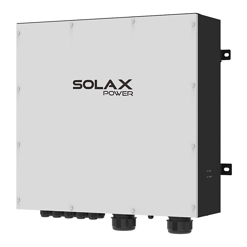 Paralelní zapojení SolaX Power 60kW pro hybridní měniče, X3-EPS PBOX-60kW-G2