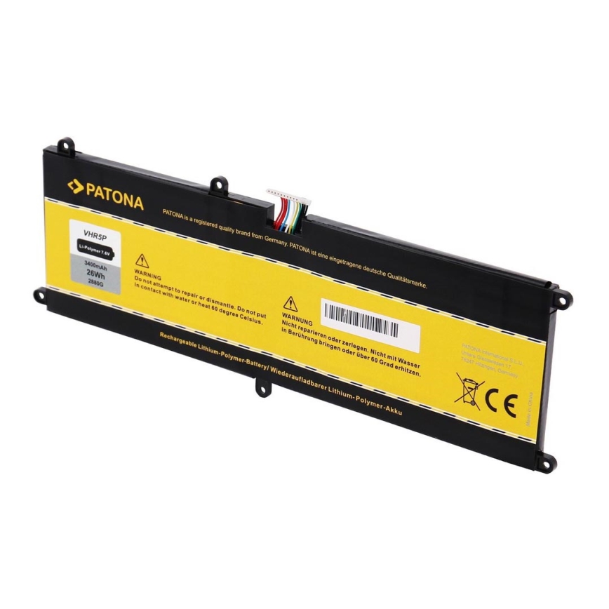 PATONA - Aku DELL Latitude 11 5175 3400mAh Li-Pol 7,6V 0RFH3V