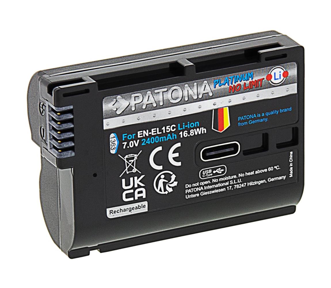 PATONA PATONA - Aku Nikon EN-EL15C 2400mAh Li-Ion Platinum USB-C IM1038