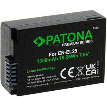 PATONA - Aku Nikon EN-EL25 1350mAh Li-Ion 7,6V Premium Z50/Z fc