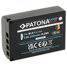 PATONA - Aku Olympus BLX-1 2250mAh Li-Ion Platinum USB-C nabíjení