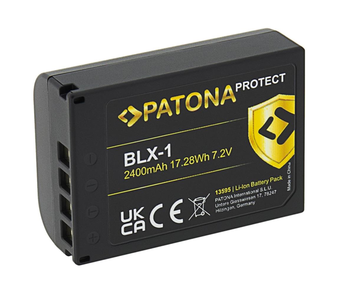 PATONA PATONA - Aku Olympus BLX-1 2400mAh Li-Ion Protect OM-1 