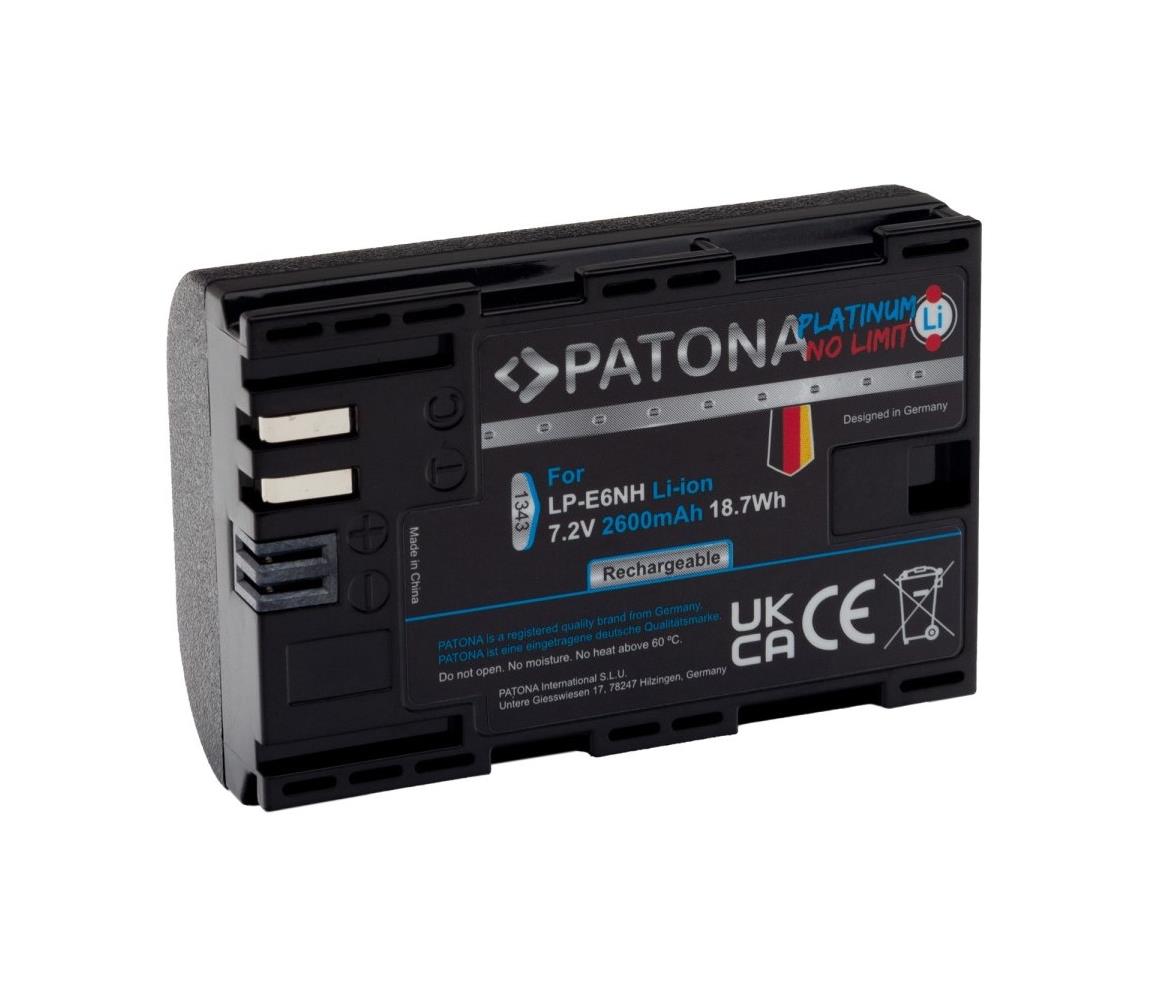 PATONA PATONA - Baterie Aku Canon LP-E6NH 2250mAh Li-Ion Platinum EOS R5/R6 IM0745