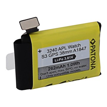 PATONA - Baterie Apple Watch 3 GPS 262mAh A1847 38 mm