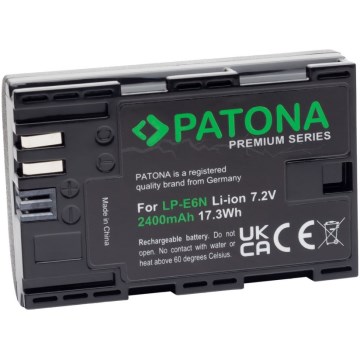 PATONA - Baterie Canon LP-E6N 2400mAh Li-Ion Premium 80D