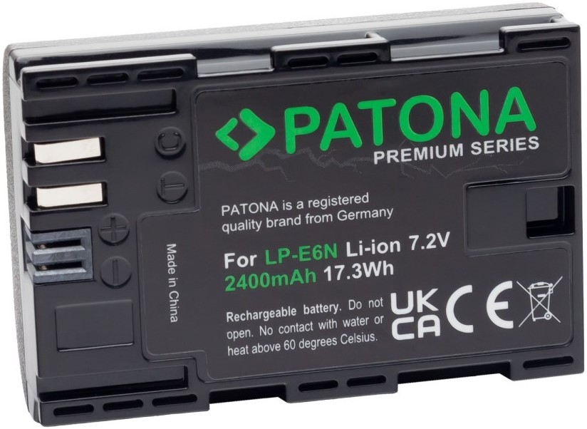 PATONA - Baterie Canon LP-E6N 2400mAh Li-Ion Premium 80D