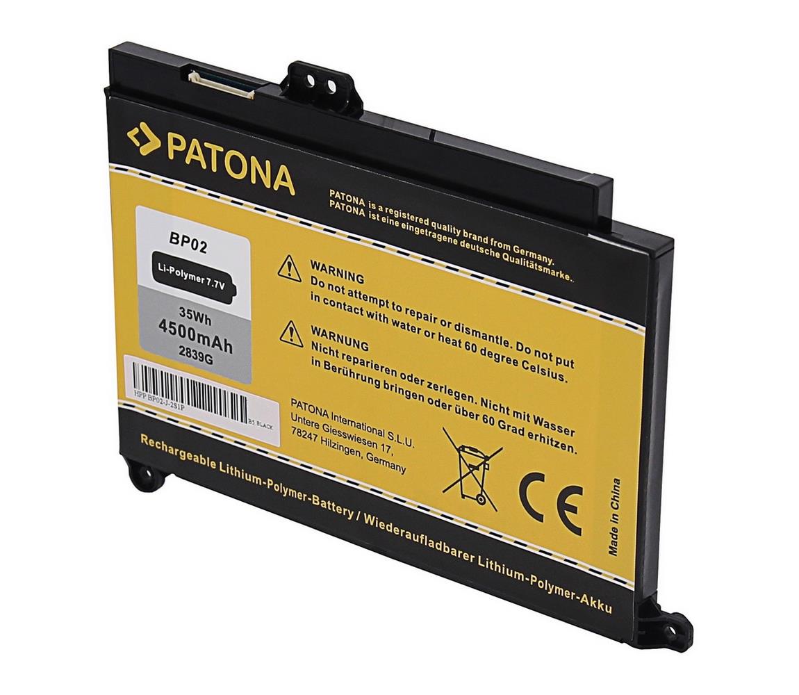 PATONA PATONA - Baterie HP Pavilion PC 15 AU 4500mAh Li-Pol 7,7V BP02XL 