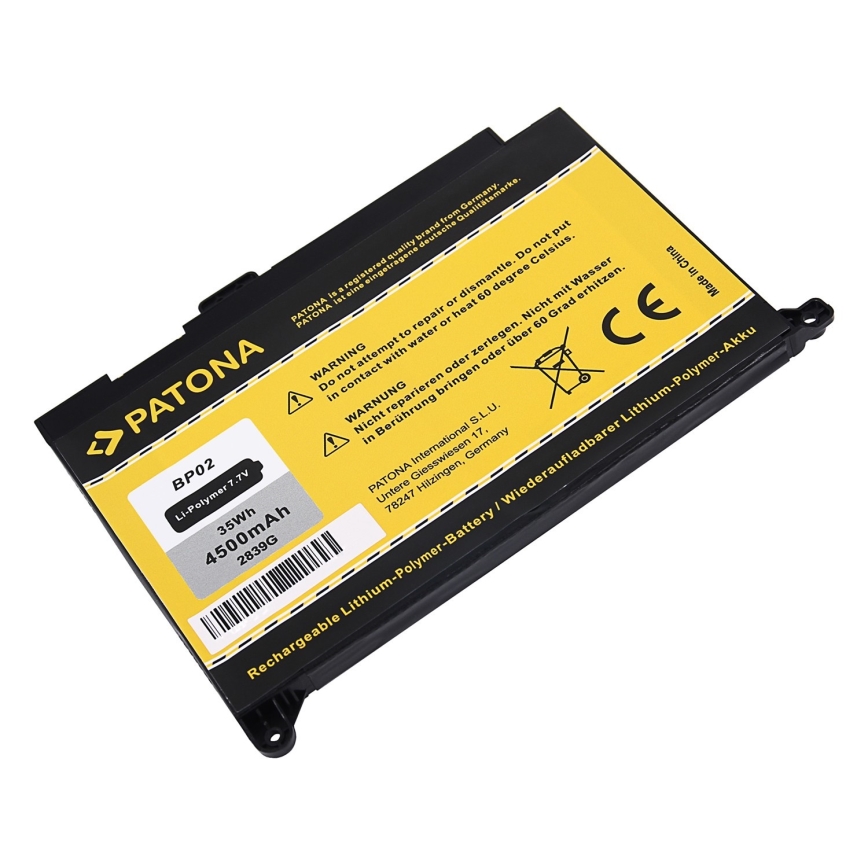 Patona Baterie Hp Pavilion Pc 15 Au 4500mah Li Pol 7 7v Bp02xl Svet Svitidel