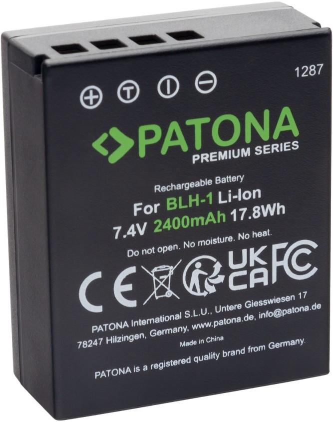 PATONA - Baterie Olympus BLH-1 2400mAh Li-Ion Premium Dekodovaná