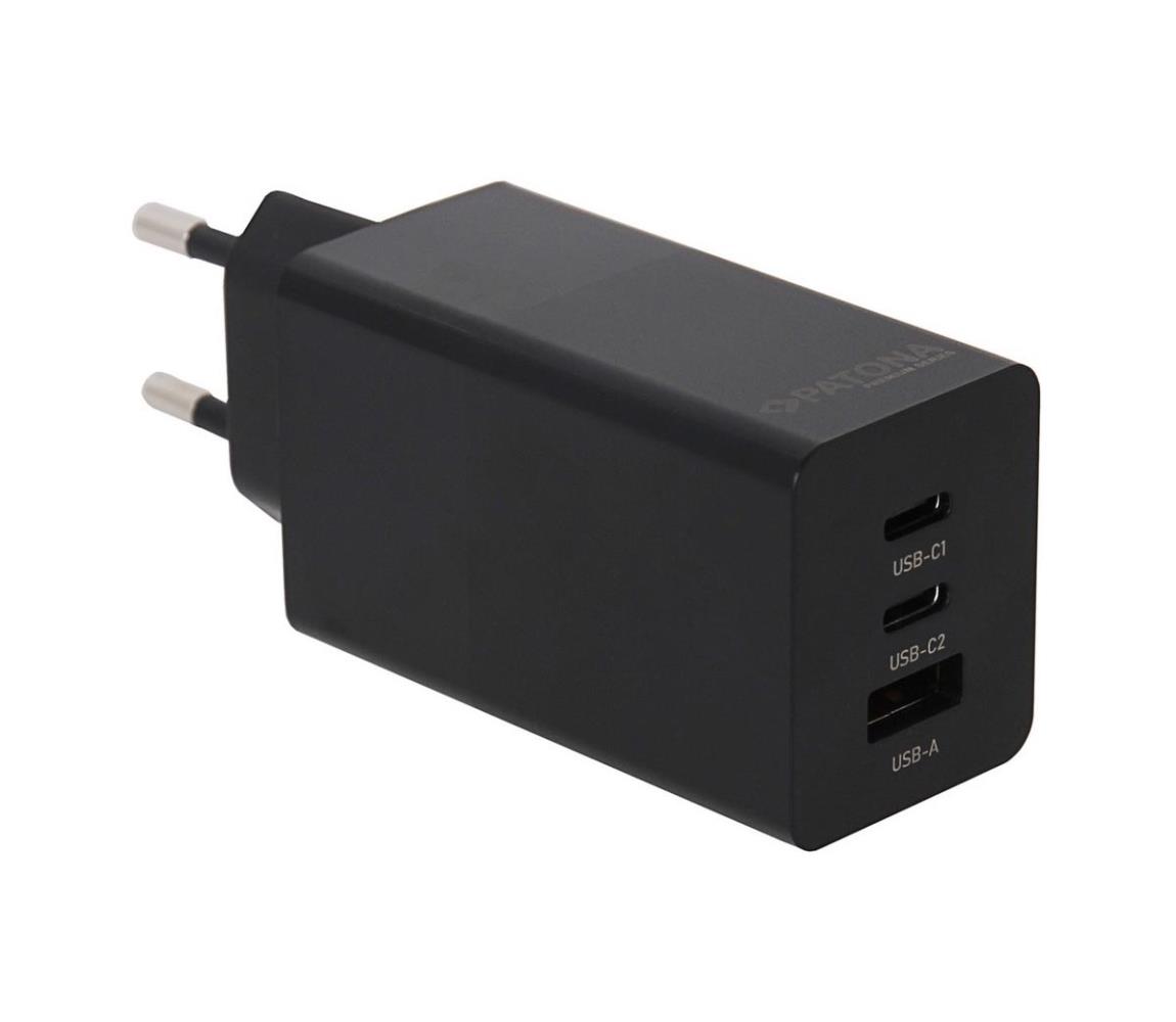 PATONA PATONA - Nabíjecí adaptér 2xUSB-C + 1xUSB-A Power Delivery 65W/230V IM1080