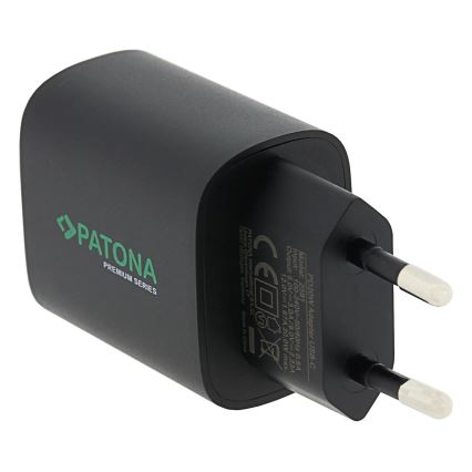 PATONA - Nabíjecí adaptér USB-C Power delivery 20W/230V černá