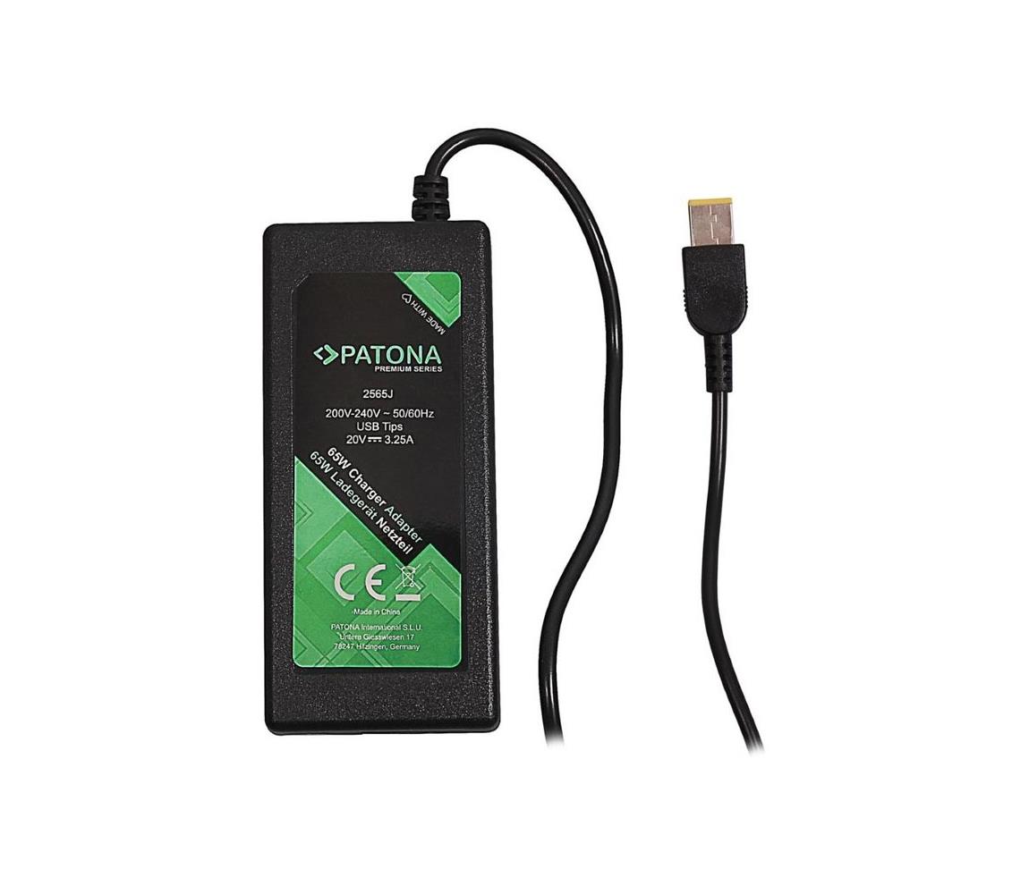 PATONA PATONA - Nabíječka 20V/3,25A 65W Slim tip IBM/Lenovo PREMIUM IM0663