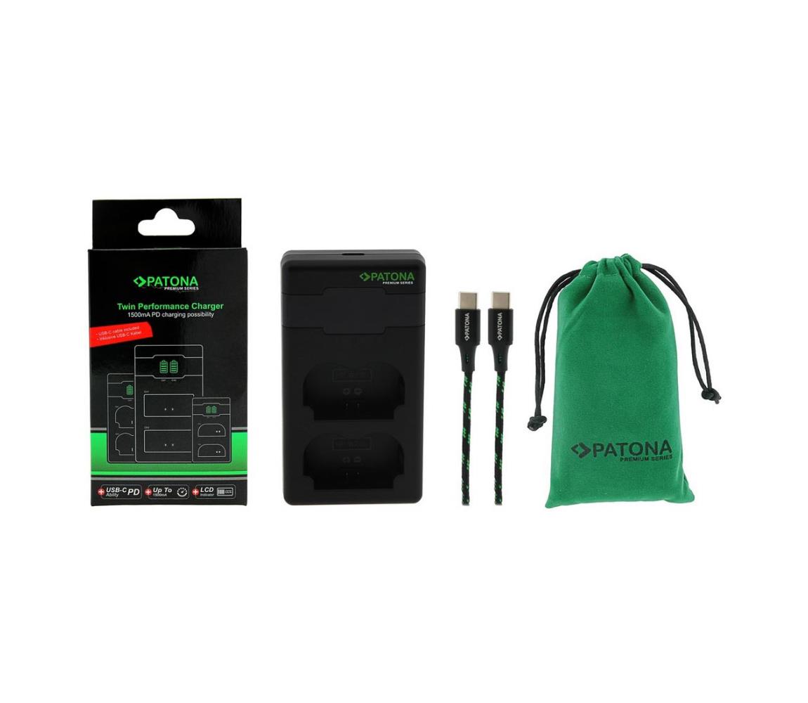 PATONA PATONA - Rychlonabíječka Dual Fuji NP-W235 + kabel USB-C 0,6m IM1063