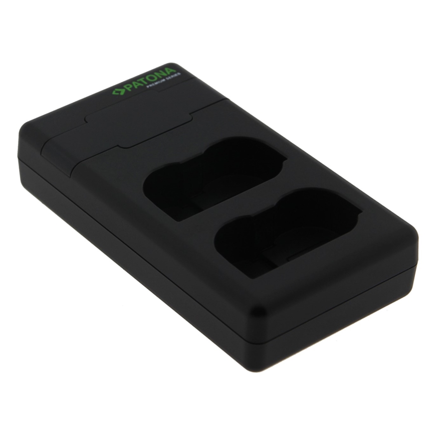 PATONA - Rychlonabíječka Dual Nikon EN-EL15/EN-EL15C + kabel USB-C 0,6m