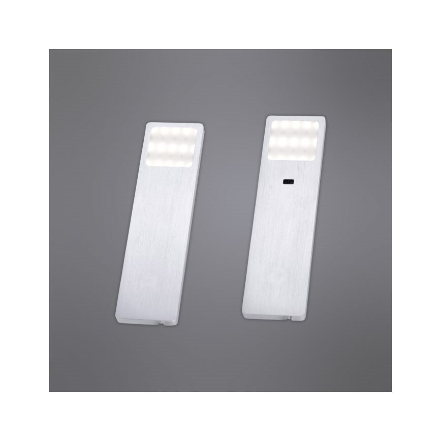 Paul Neuhaus 1120-95-2 - SADA 2x LED Osvětlení nábytku se senzorem HELENA LED/2W/230V