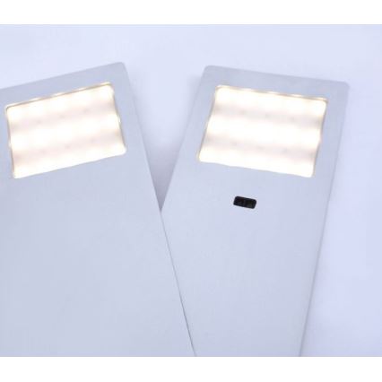 Paul Neuhaus 1121-95-2 - SADA 2x LED Osvětlení nábytku se senzorem HELENA LED/2W/230V