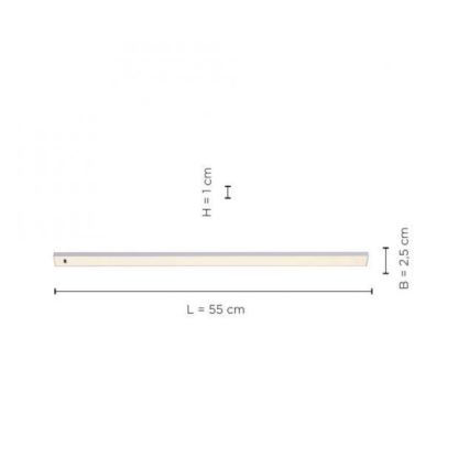 Paul Neuhaus 1125-21 - LED Stmívatelné podlinkové svítidlo se senzorem AMON 1xLED/6W/12/230V