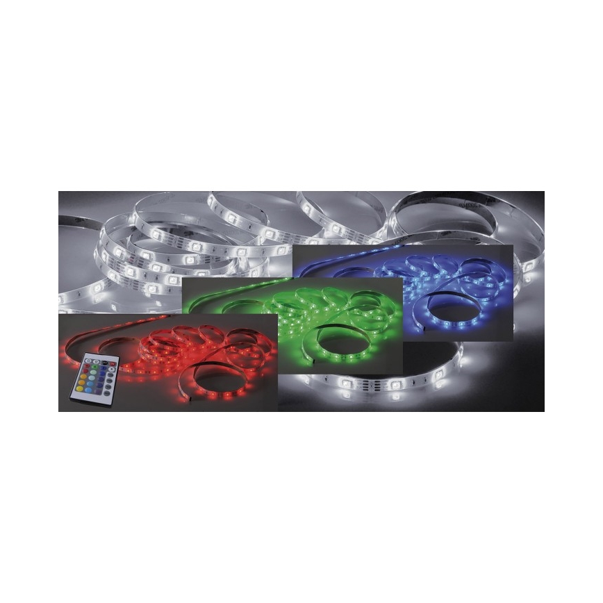 Paul Neuhaus 1199-70 - LED RGB Stmívatelný pásek TEANIA 3m LED/16,2W/12/230V + dálkové ovládání