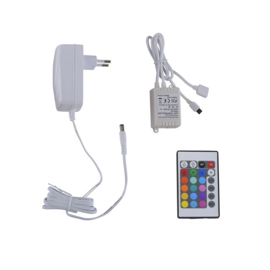 Paul Neuhaus 1205-70 - LED RGB Stmívatelný pásek TEANIA 10m LED/30W/12/230V + dálkové ovládání