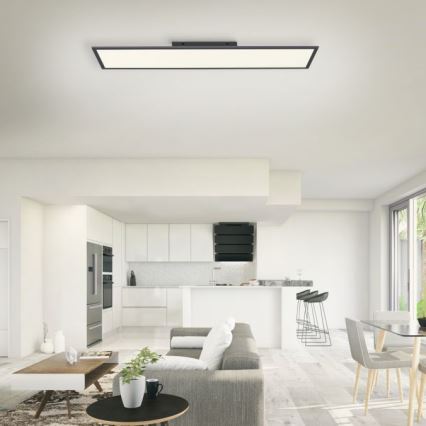 Paul Neuhaus 16533-16-O - LED Stmívatelný přisazený panel FLAT LED/24W/230V 2700-5000K černá + dálkové ovládání