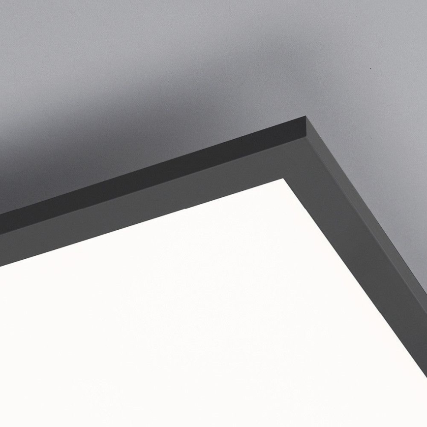 Paul Neuhaus 16533-16-O - LED Stmívatelný přisazený panel FLAT LED/24W/230V 2700-5000K černá + dálkové ovládání